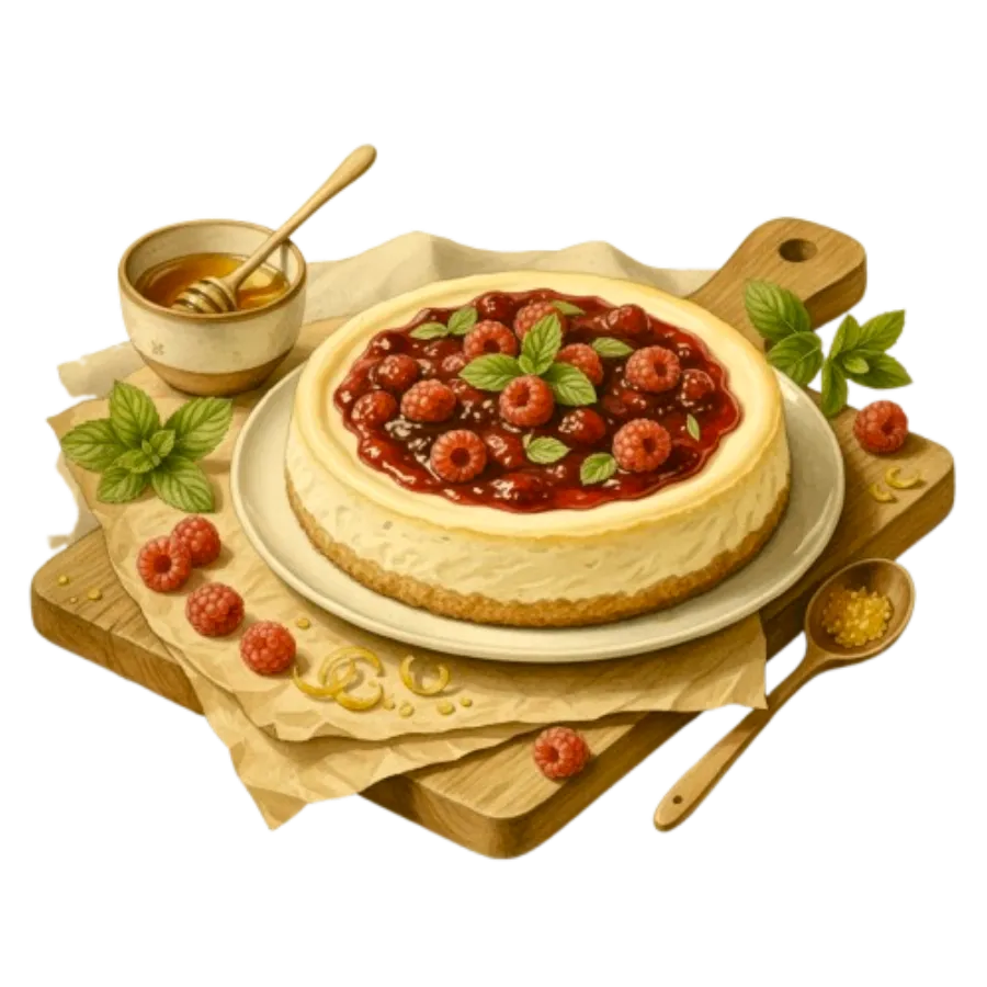 Ilustração: Cheesecake