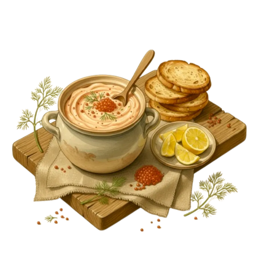 Ilustração: Patê de Ovas